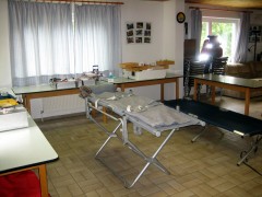 Sanitätsstation im DRK-Heim Linsenhofen